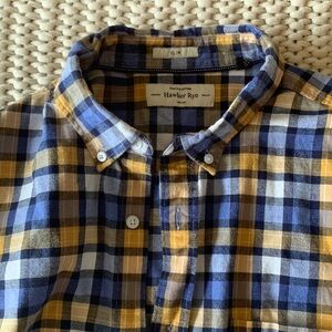 Hawker Rye mens long sleeve button up